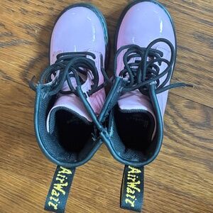 Dr. Martens 1460 8-Eye Patent Boot - Toddler - Pale Pink